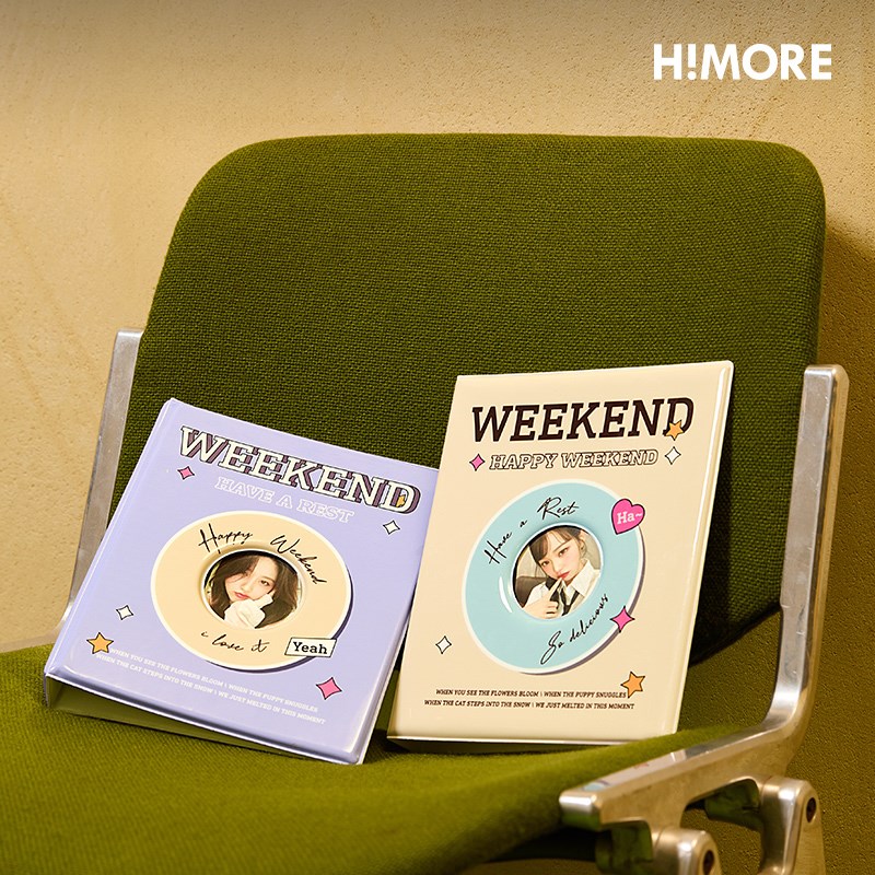 HIMORE海马体3寸相册周末甜品卡册拍立得照片明信片小卡收纳摆件