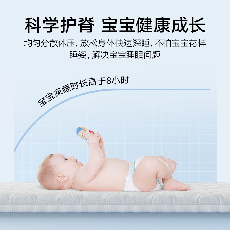 4d空气纤维婴儿童床垫新生婴幼儿园3d可拆水洗透气护脊椎折叠拼接
