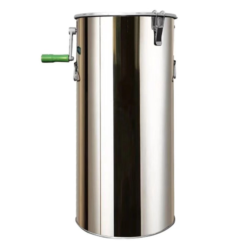 摇蜜机304全不锈钢小型家用蜂蜜工具养蜂全套中蜂加厚甩蜜打糖机
