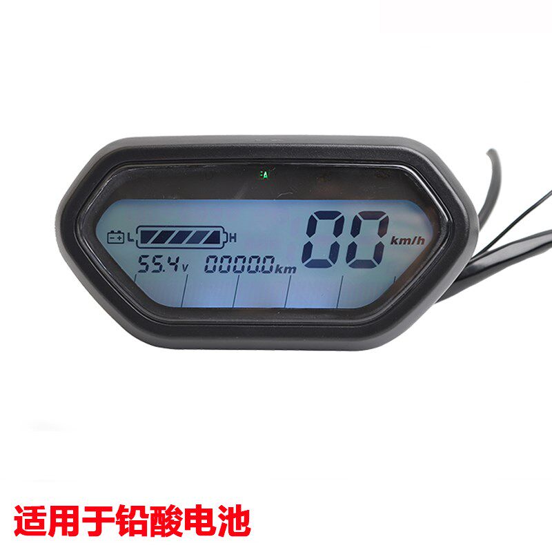 小牛仪表电动车小龟王改装液晶显示屏总成里程表大金牛仪表48-72v