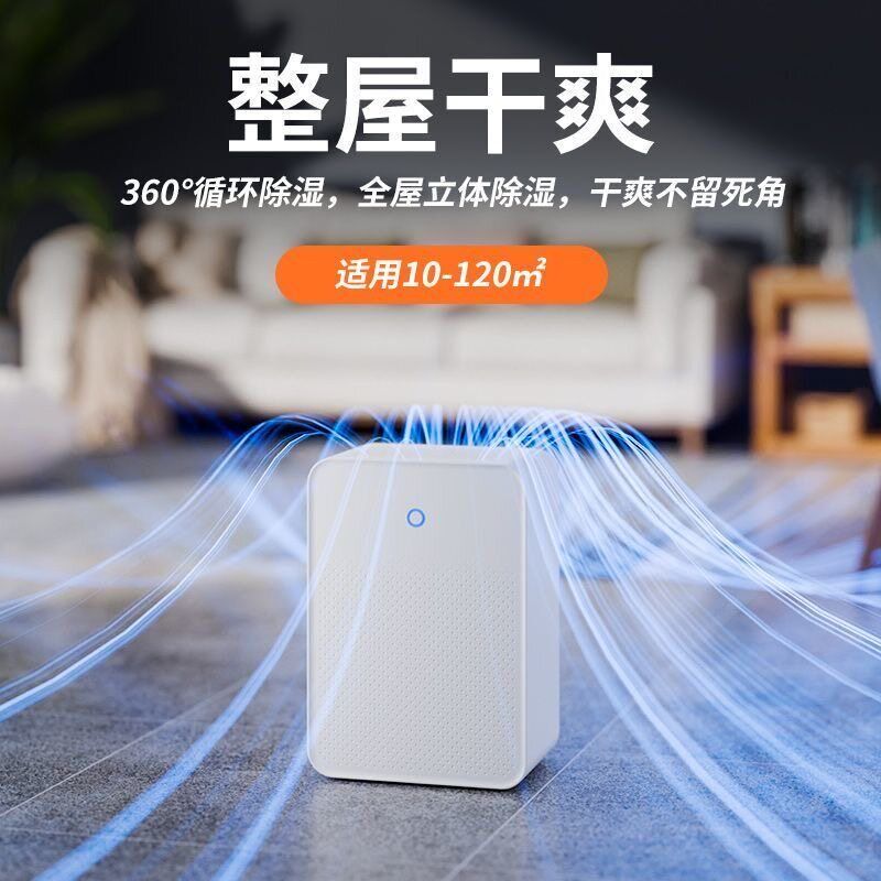 海外可用除湿机家用空气净化一体机静音吸湿器小型迷你干燥抽湿器
