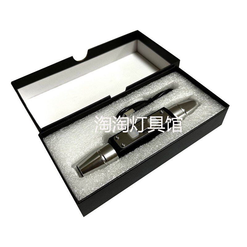 254nm 395nm 365nm紫外线手电筒 荧光矿石杀菌验钞邮票裂痕检查灯