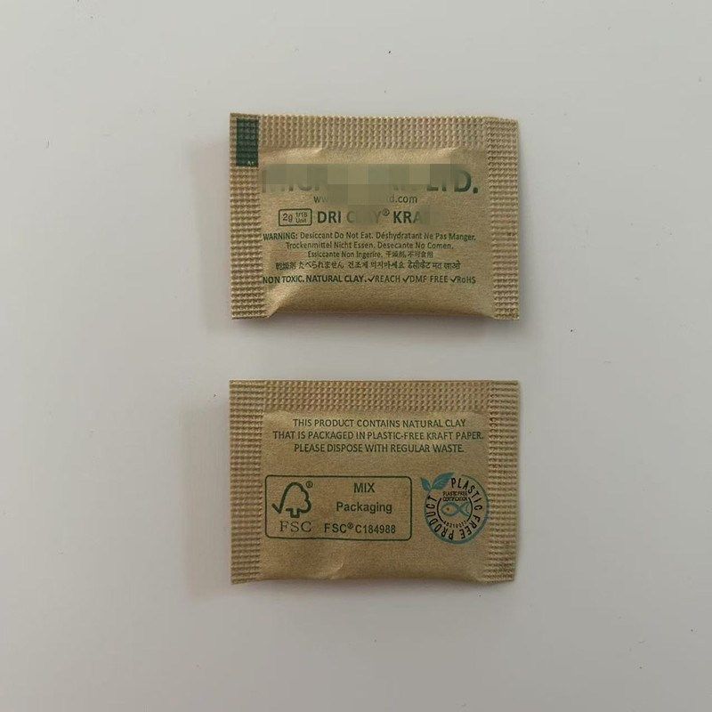 2g干燥剂 CLAY 牛皮纸 1000包/件 霉必淸