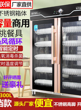 家用消毒柜大型商用消毒碗柜双门单门不锈钢饭店立式碗筷密胺餐具