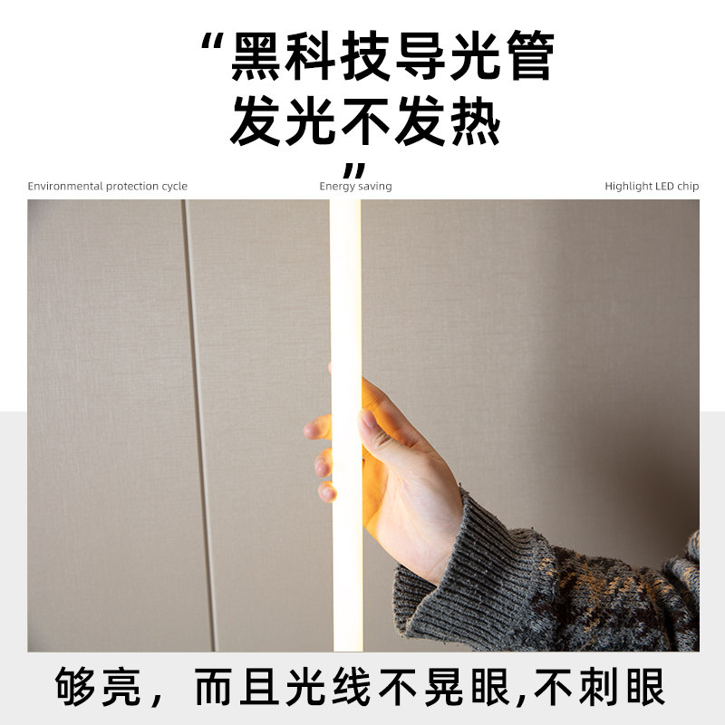 立式卧室落地灯超亮极简墙角灯客厅轻奢落地台灯床头灯LEDins氛围