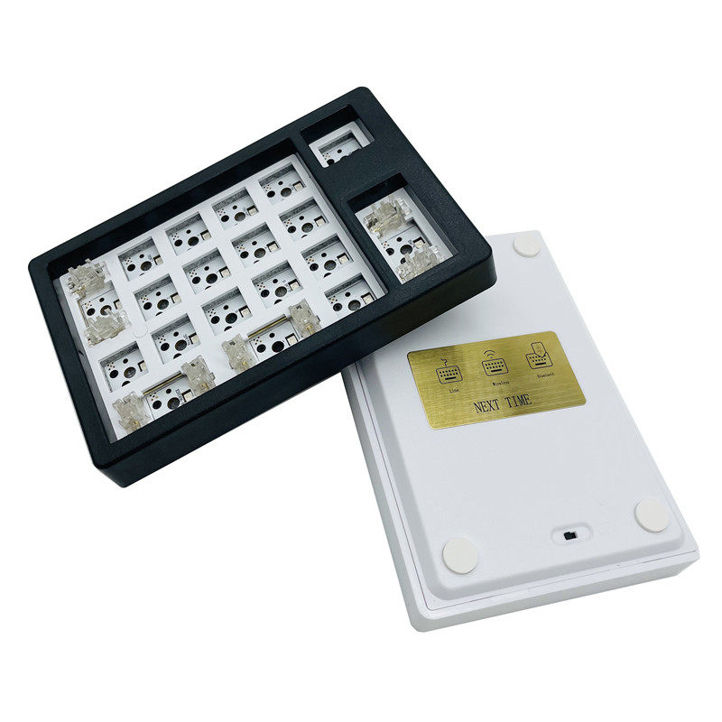 MK870黑曜石小数字键盘客制化套件19键机械键盘RGB热插拔三模2.4G