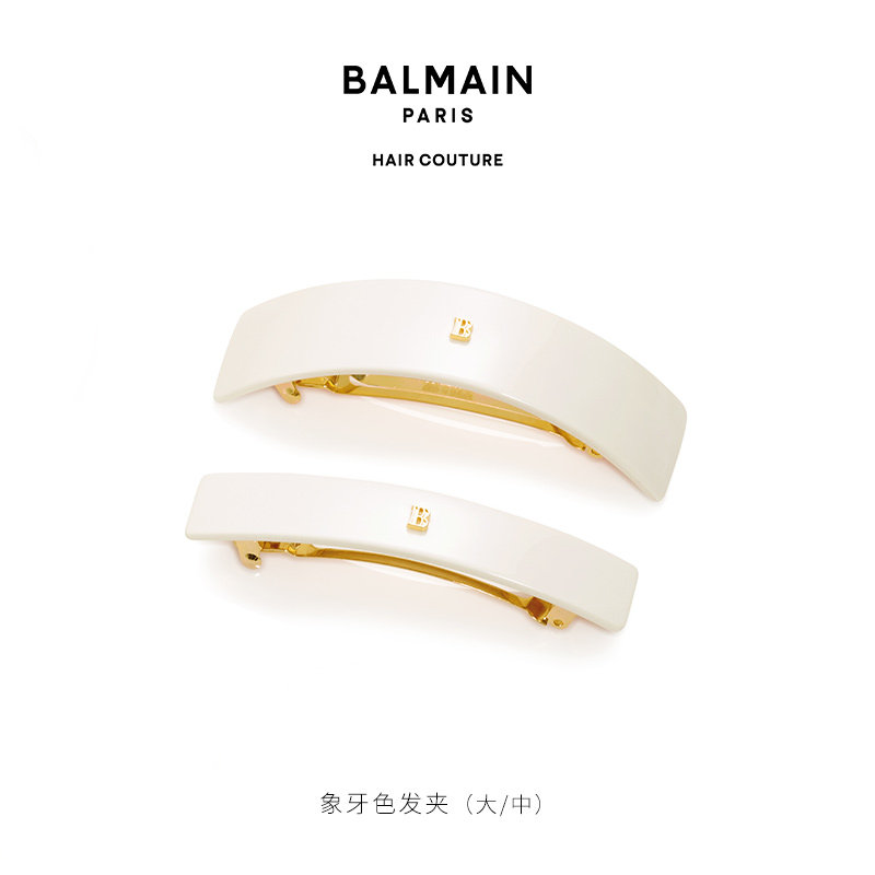 BALMAIN巴尔曼美发 象牙色发夹图片
