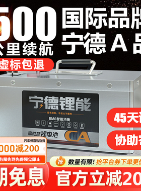 宁德锂电池72v60v48v伏三轮车大容量四轮电动车磷酸铁锂三元电瓶