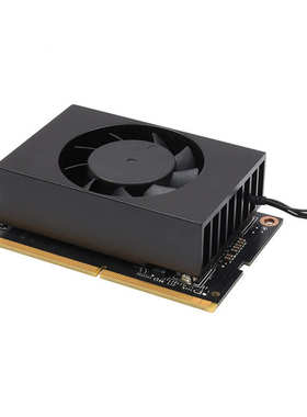 微雪 NVIDIA Jetson TX2 NX专用散热器 可调速 风扇 铝合金散热架