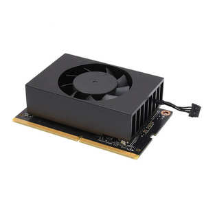 微雪 NVIDIA Jetson TX2 NX专用散热器 可调速 风扇 铝合金散热架