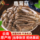 鹿茸菇干货特级正品 官方旗舰店云南特产野生菌脆脆菇蘑菇菌菇汤料