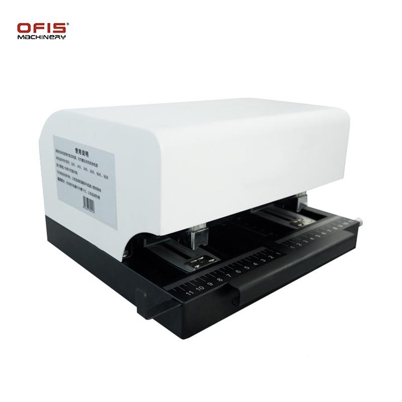 深双JNW头自动订书机可订5张80g4纸A度8cm可调桌面式电动0订书机