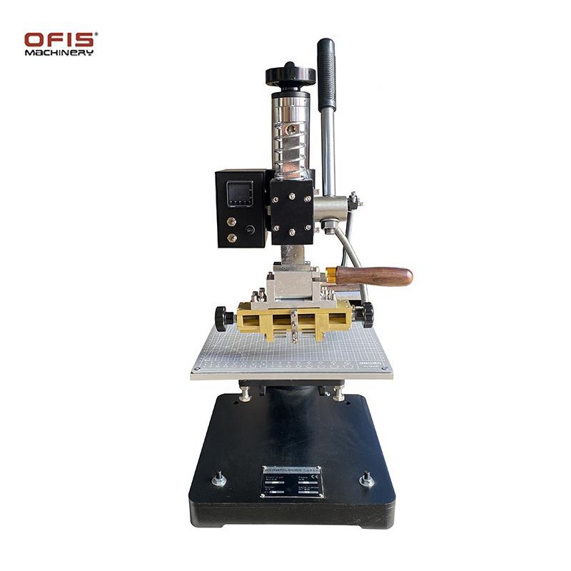 90190手动烫金机压印机成金品皮革书钱包手机壳皮带证红外定1位烫