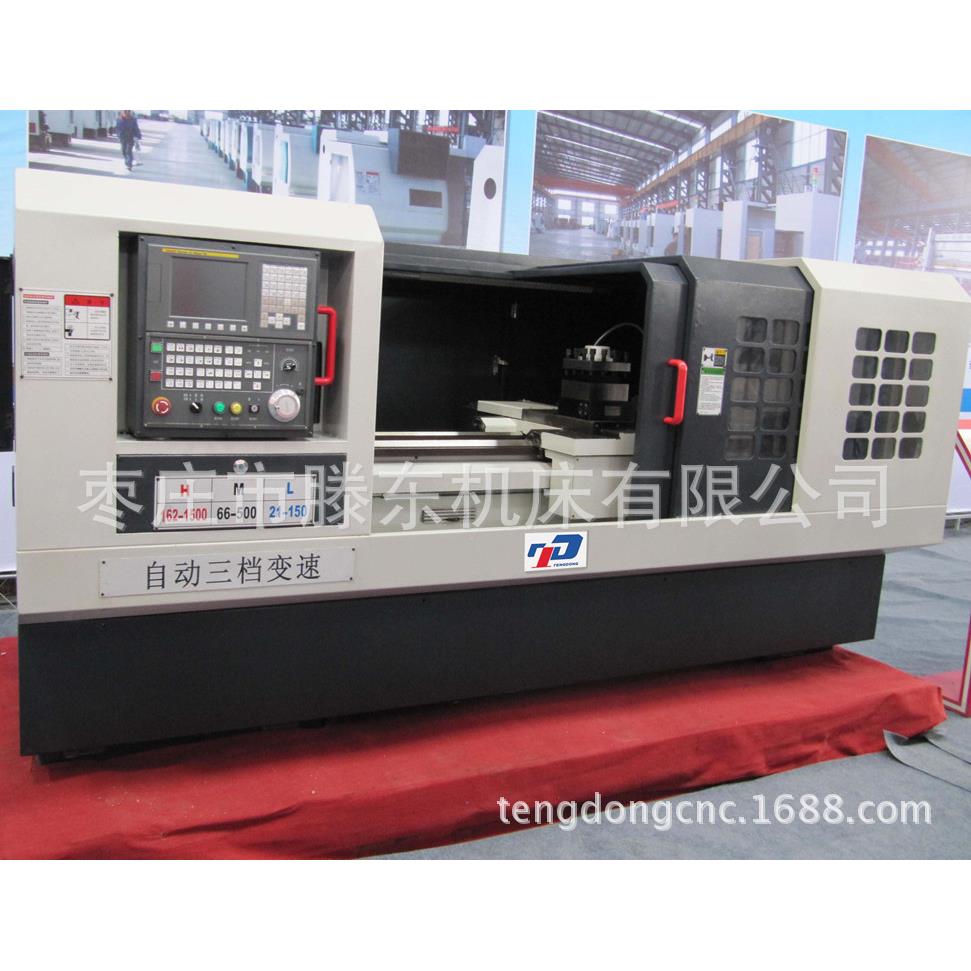 直销数控车床CAK6180C手动/自动三档主轴孔径105大通孔数控车床