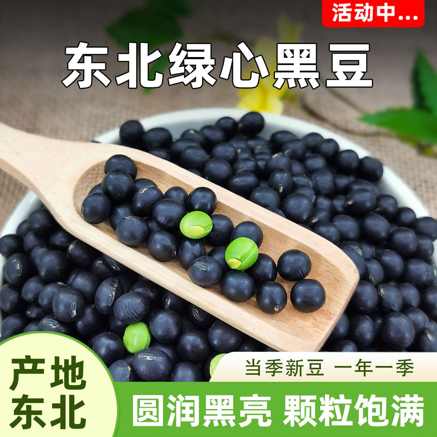 绿心青仁五谷杂粮豆子鲜农子