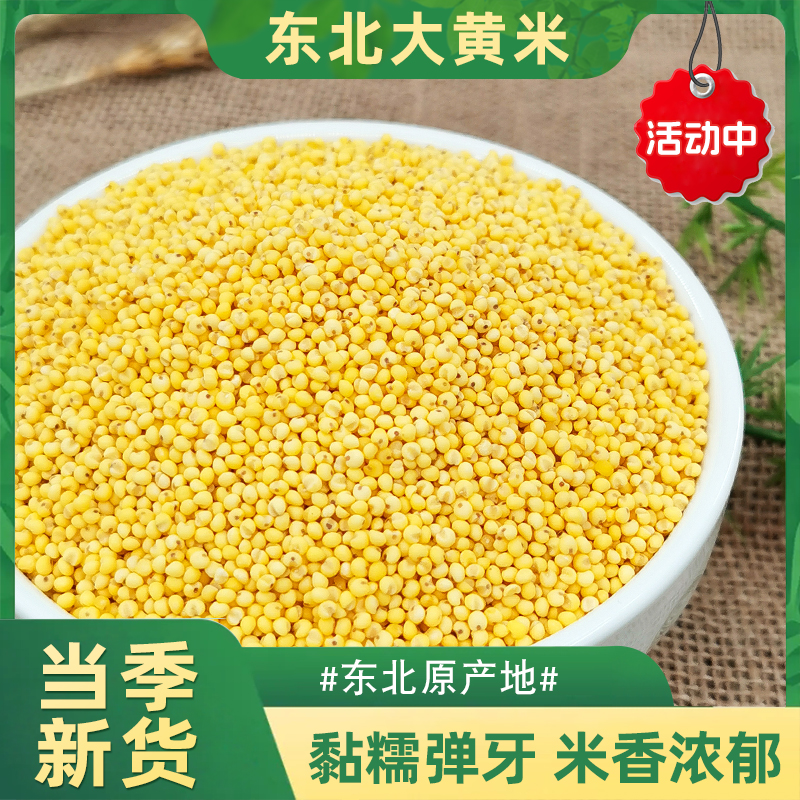 农家自产大黄米新米黄米饭包粽子专用五谷杂粮黄黏米糯米当季粗粮