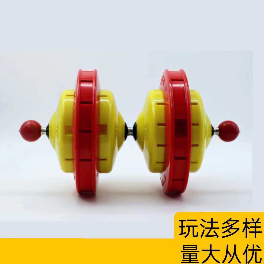 双头空竹生产厂家21CM呼啦圈空竹五轴承64响大空竹