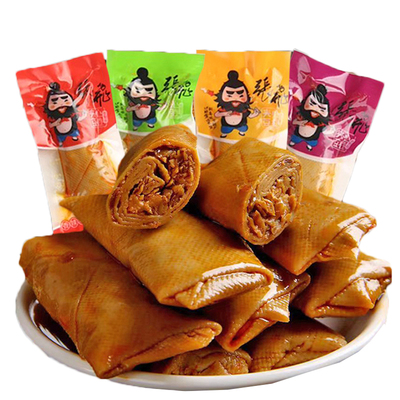 张飞夹心豆卷混合味500g