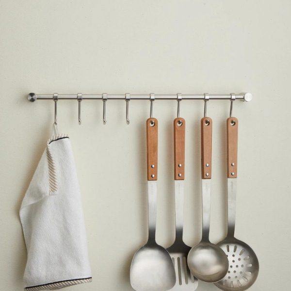 厨房挂钩304不锈钢墙上活动厨具挂杆砧板置物架勺子铲子挂钩架,厨房/烹饪用具,水槽置物架,淘宝优惠券,粉丝福利购,淘宝优惠卷