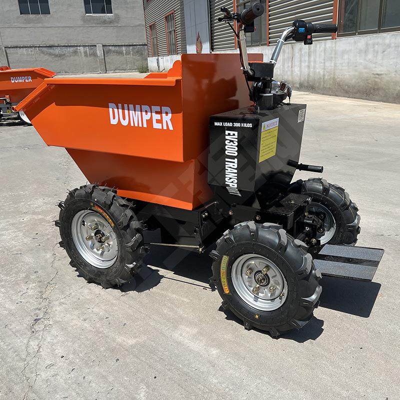 自手推电动翻斗车 201卸0式翻斗车载重30公斤果 园公路工程搬运利,五金/工具,装载机,淘宝优惠券,粉丝福利购,淘宝优惠卷