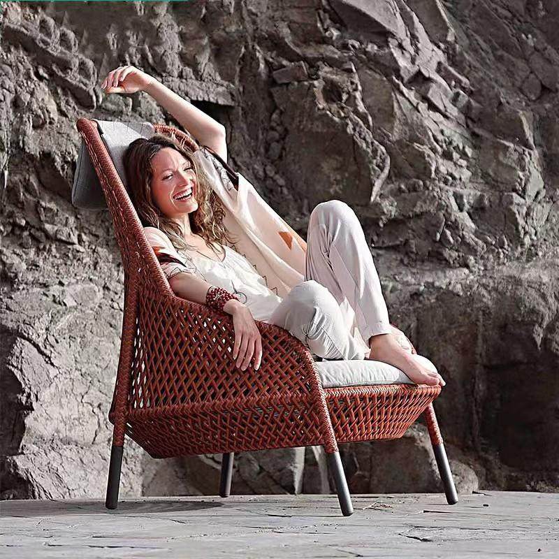 北欧户外藤编沙发设计休闲藤椅师别墅庭院园露台家555防水沙发花,住宅家具,户外沙发,淘宝优惠券,粉丝福利购,淘宝优惠卷