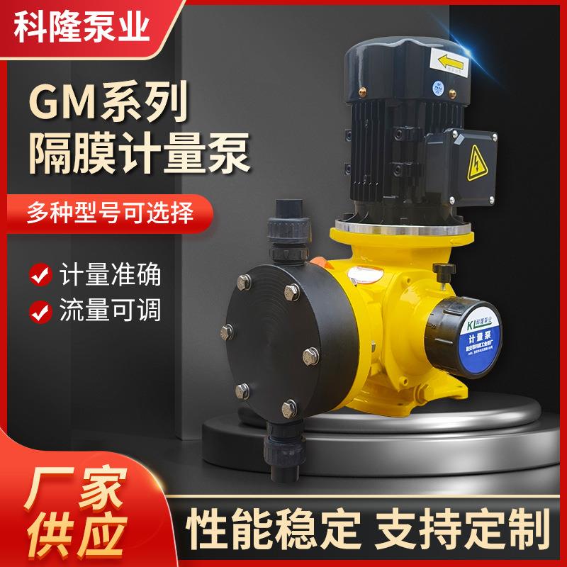 GM系列机械隔膜式计量泵耐酸碱耐腐蚀隔膜泵水处理加药设备化工泵