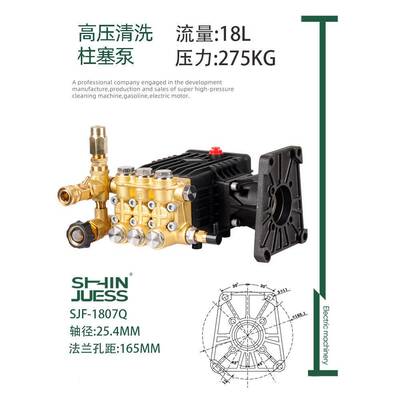 汽油泵柴油机超高压柱塞泵清洗泵高压喷雾泵清洗造雾泵头4000psi