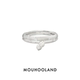 Mouhooland 暮后之地珍珠雨拉丝细戒原创设计925银手工拉丝食指戒