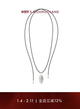 Mouhooland/暮后之地蜂鸟系列蜂鸟繁花长项链小众设计毛衣链情侣