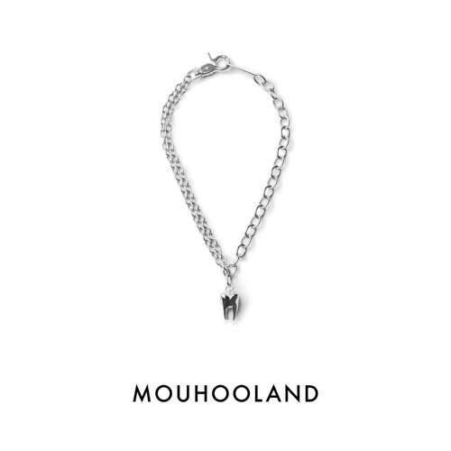 Mouhooland/暮后之地x FMACM联名款牙齿吊坠项链颈链