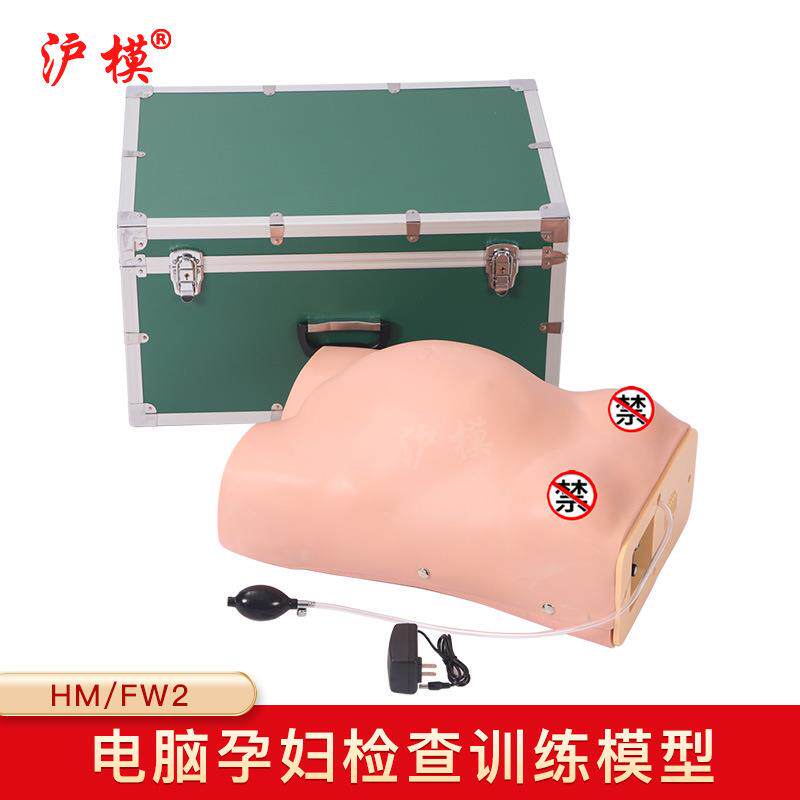 沪模HM/FW2孕妇检查模型产前检查腹部触诊训练假人妇产科技能训练 - 实物图
