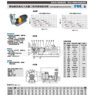 50FOL55S九歌KYUKA气液混合泵气浮泵