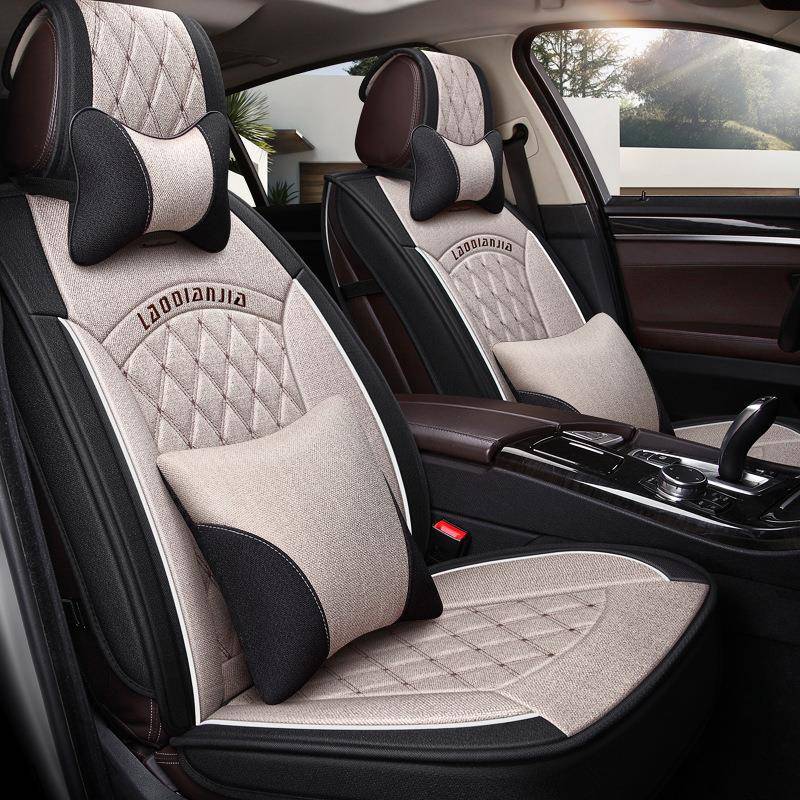 汽车座套四季陆风X5/13/14/15/2013/2014/2015款年亚麻全包坐垫