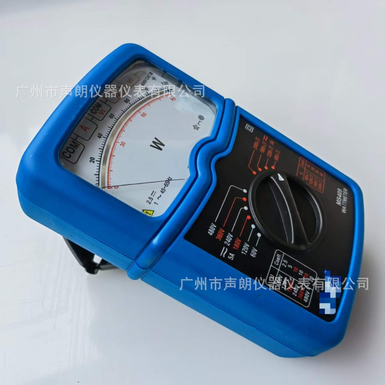MS405指针式交直流三相功率表外贸出口仪表教学专用瓦特表