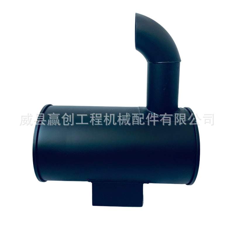 双层加厚耐温600°C 玉柴配件6108带增压装载机消声器