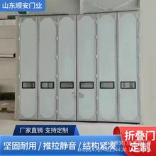 折叠门推拉门无地轨推拉隐形门大型厂房重型折叠门电动手动折叠门