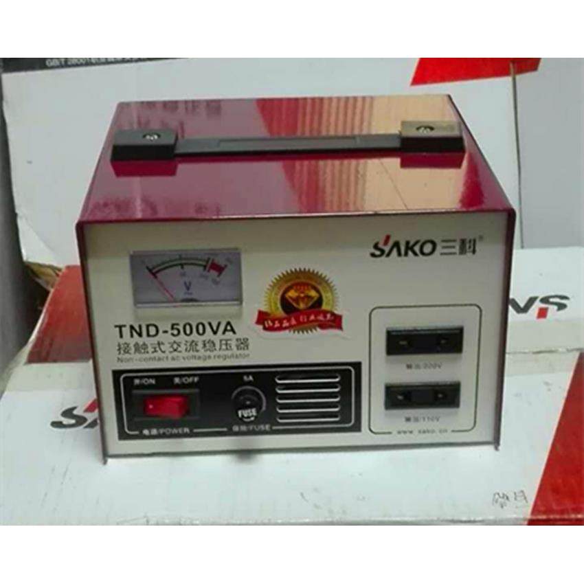 稳压器TND-0.5KVA电脑冰箱稳压器500w单相交流500VA三科稳压器