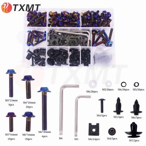 适用凯越321RR 春风SR250/450 赛600/250改装外壳不锈钢全车螺丝
