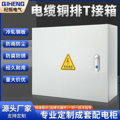 矿物质电缆铜排T接箱低压分支转换箱绝缘箱电缆接线铜排端分支箱