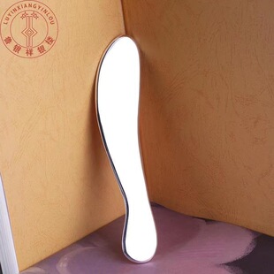 2023新款时尚复古个性百搭摆件银砭刮痧板实心加厚按摩脸面部