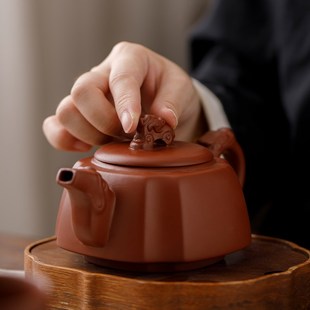 紫砂壶一壶四杯功夫茶具家用高档半手工泡茶壶茶杯户外旅行便携式