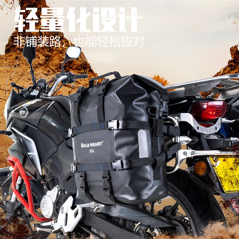 机车大容量防水边包 摩旅快拆侧挂包 TPU反光边箱包双包装