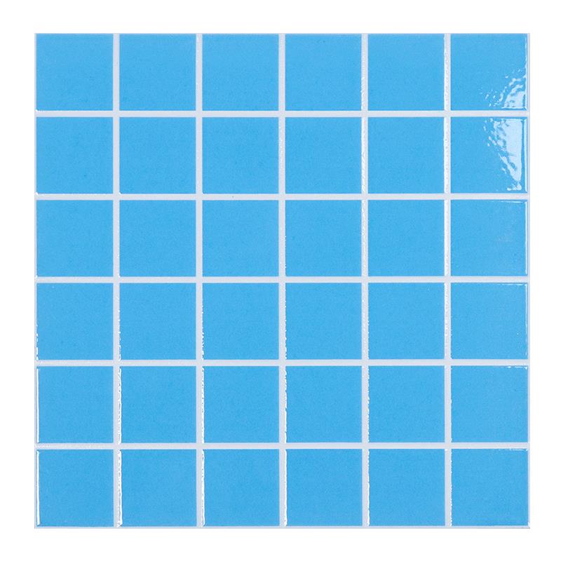 泳池300X300防马赛克磁砖泳池浴池水池鱼池化妆室免填缝防滑瓷砖
