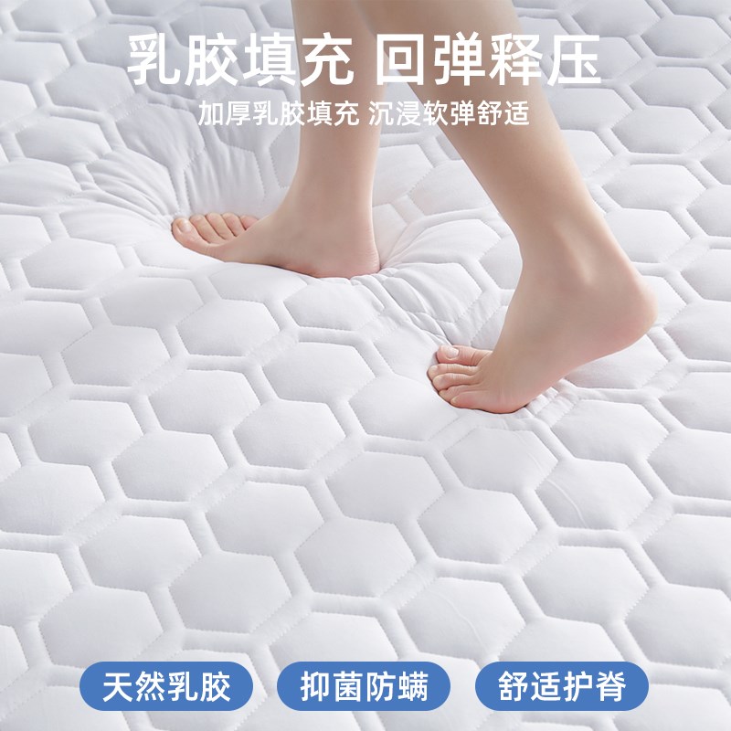 乳胶床垫软垫家用卧室榻榻米记忆海绵垫褥子宿舍学生单人加厚10cm