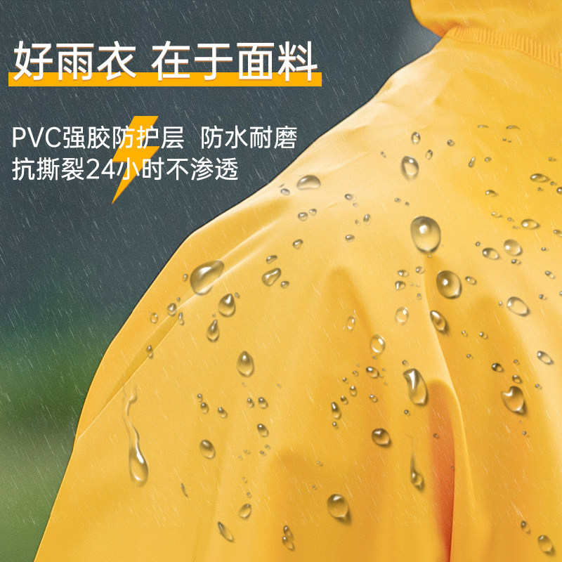 美团外卖雨衣雨裤套装骑手专送防大暴雨装备防水加厚过胶皮质一套