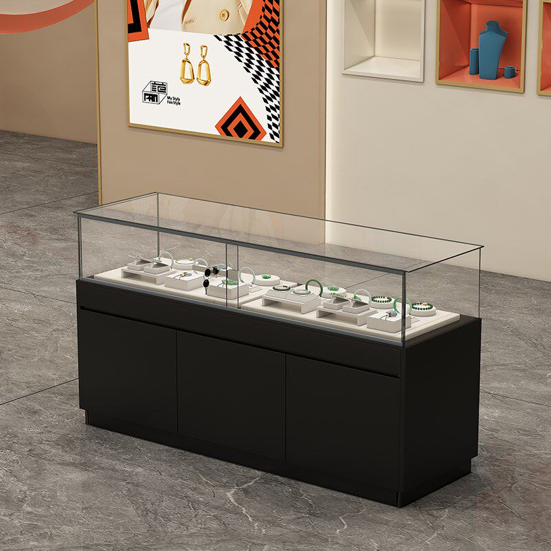 珠宝首饰展示柜玻璃柜子博物馆文物古董展柜眼睛店手机柜台陈列柜