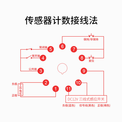 DH14J电子计数器BL14J电子预置计数器数显计数AC220V