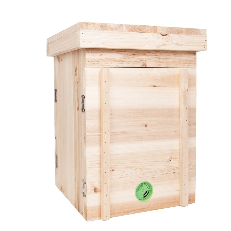 方形竖养立式蜂箱土养蜜蜂诱蜂养蜂中蜂全套工具双开门杉木箱桶