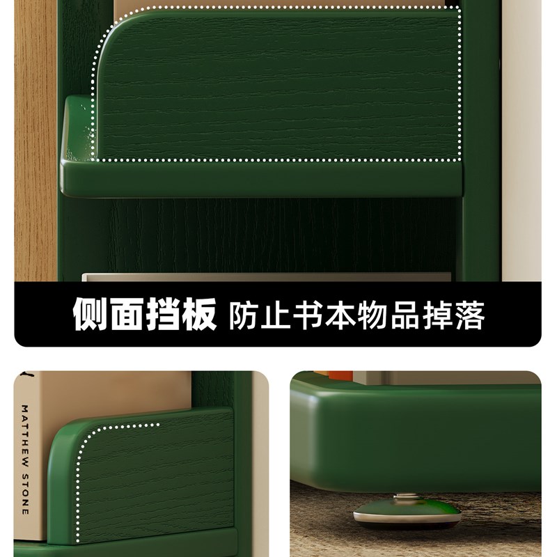 实木树形书架创意落地置物架家用靠墙小型收纳架儿童阅读杂志书柜