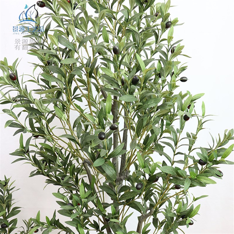 仿真绿植橄榄树ins 北欧风大型植物落地客厅装饰摆件室内造景假树